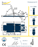 Elektrisk behandlingsbänk Professional H1 - 10301, 10321, 10341