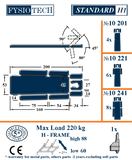 Elektrisk massagebänk / behandlingsbänk Standard H1