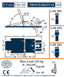Elektrisk behandlingsbänk Professional H1