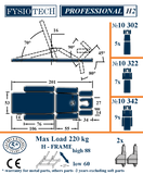 Elektrisk behandlingsbänk Professional H2